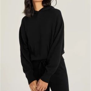 Something Navy Cotton Cashmere Hoodie